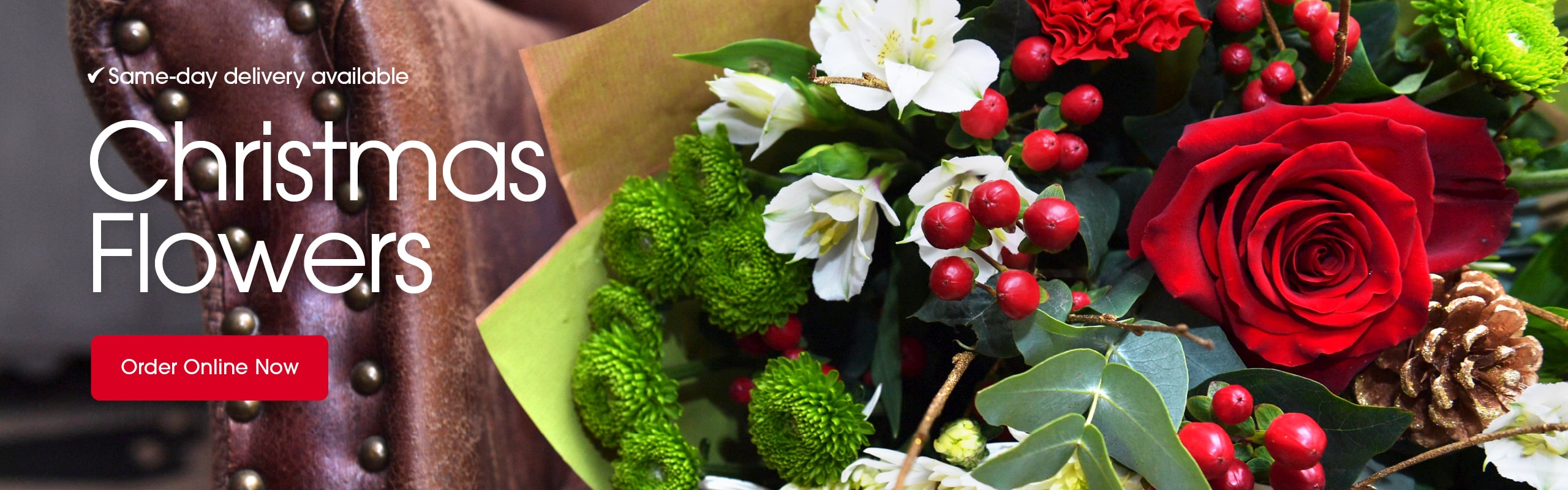 Seasonal bouquets from Purple Violets Floristry in Bristol offering same-day delivery